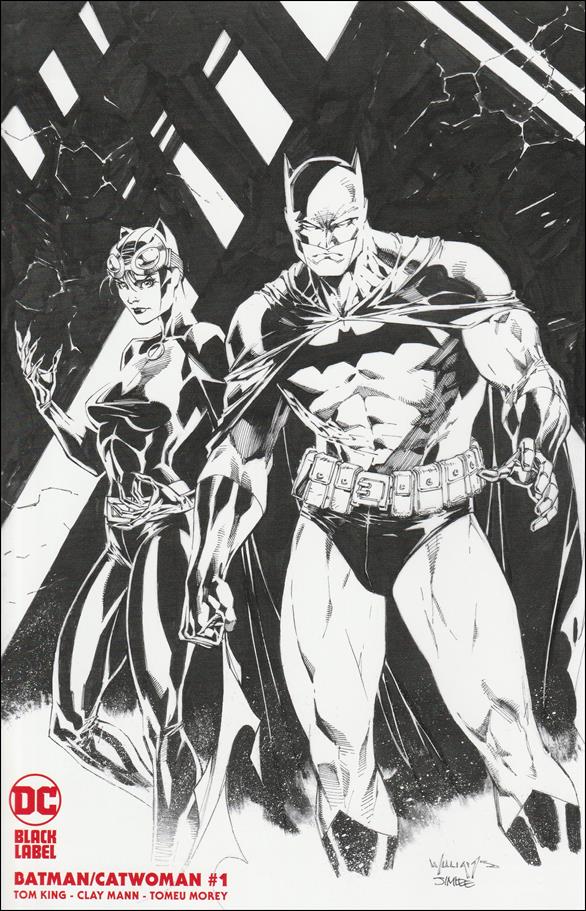 Batman/Catwoman issue 1-M Scott Williams Bird City Comics B&W Cover
