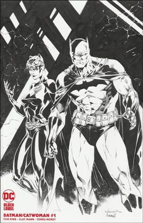 Batman/Catwoman issue 1-M Scott Williams Bird City Comics B&W Cover