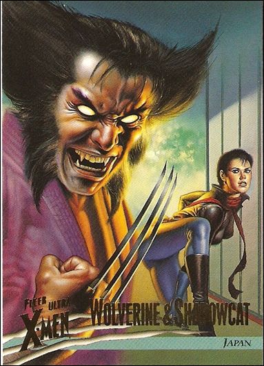 1996 Fleer Ultra X-Men: Wolverine (Base Set) card 36 Wolverine & Shadowcat