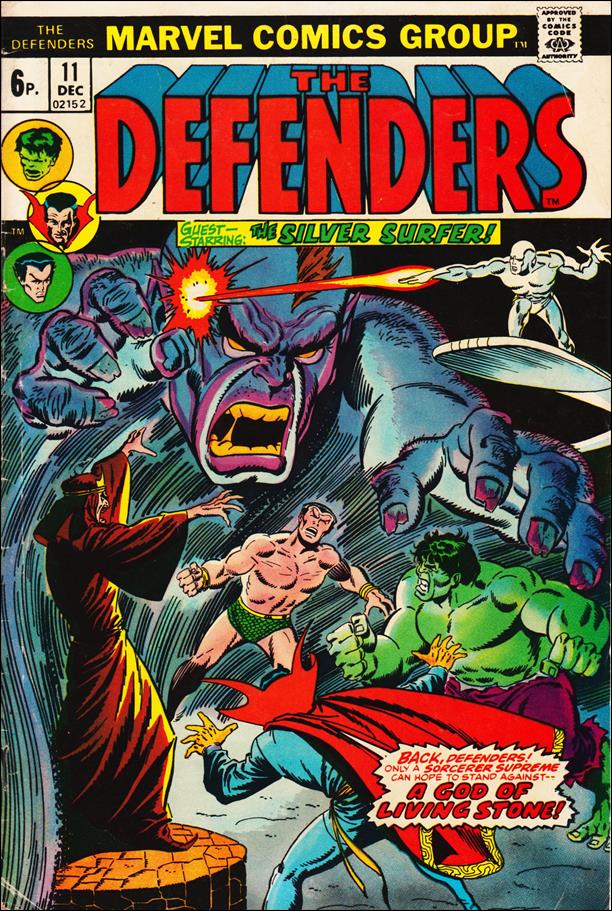 Defenders (1972) issue 11-B UK Price Cover