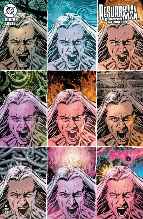 Resurrection Man: Quantum Karma issue 4-B Mike Perkins Cardstock Cover