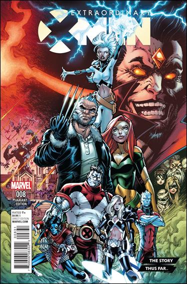 Extraordinary X-Men issue 8-D Todd Nauck The Story Thus Far... Cover
