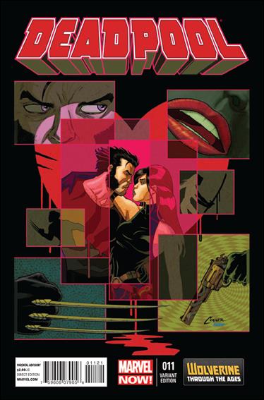 Deadpool (2013) issue 11-B A. Conner 1:20 "Wolverine Through the Ages" Cover