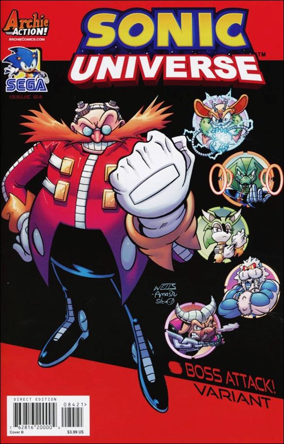 Sonic Universe issue 84-B Lamar Wells Cover