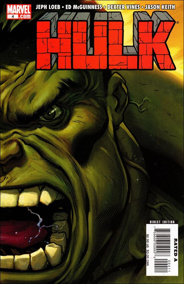 Hulk (2008)  issue 4-B Ed McGuinness Right Side "Hulk" Cover