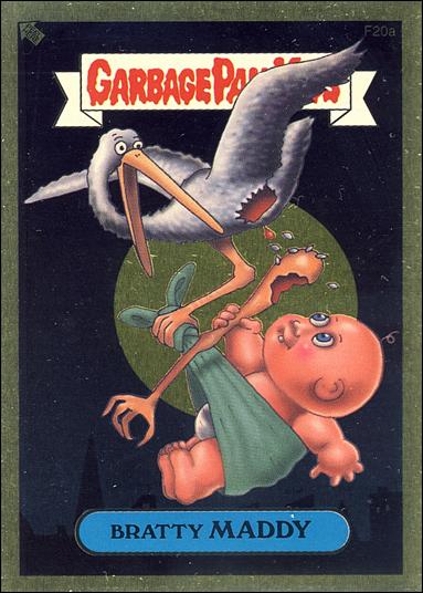 Garbage Pail Kids All-New Series 2 (Foil Sticker Subset)  card F20a Bratty Maddy