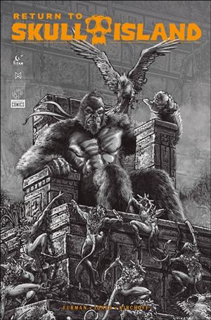 Return to Skull Island issue 2-D Diego Yapur B&W Cover