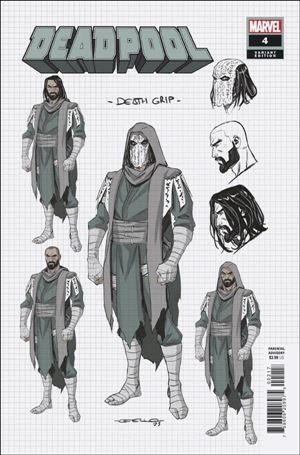 Deadpool (2024) issue 2-F Iban Coello 1:10 Design Cover
