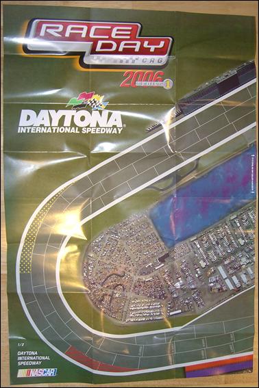 NASCAR Race Day 2006 Series 1 (Track Subset) card 1/2 Daytona International Speedway
