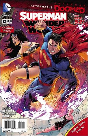 Superman/Wonder Woman issue 12-C Unbagged Tony S. Daniel Cover Combo Pack