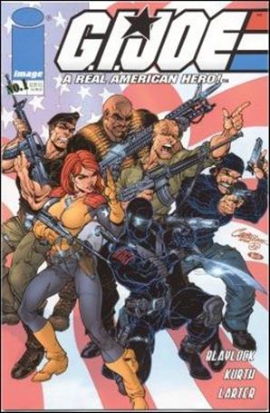 G.I. Joe (2001) issue 1-C 3rd Printing / Blue Image Logo Cover