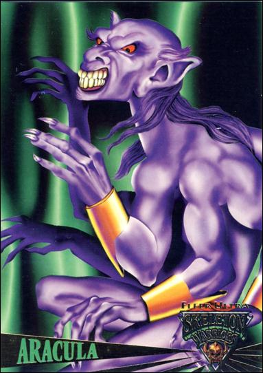 Fleer Ultra Skeleton Warriors (Base Set) card 5 Aracula