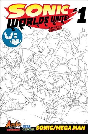 Sonic: Worlds Unite Battles  issue 1-C Jamal Peppers Wraparound Sketch Cover