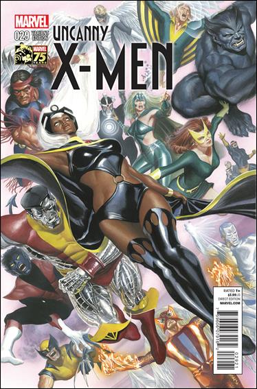 Uncanny X-Men (2013) issue 29-B Alex Ross 1:75 Marvel 75th Anniversary Cover