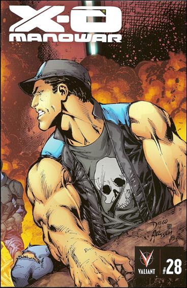 X-O Manowar (2012)  issue 28-D Diego Bernard Armor Hunters 18-Part Mega-Cover