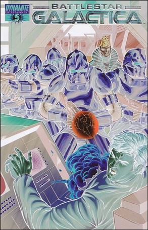 Classic Battlestar Galactica issue 5-C Carlos Rafael Negative Cover