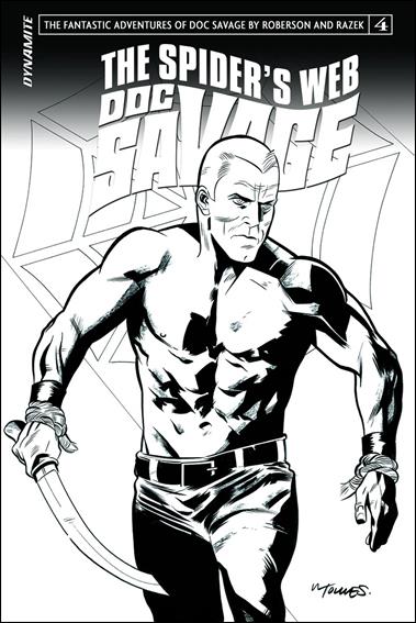 Doc Savage: The Spider's Web issue 4-B Black & White Cover 1:10