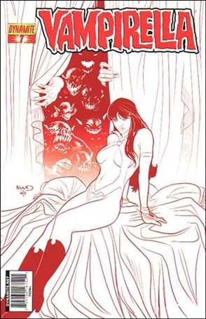 Vampirella (2010) issue 7-F Paul Renaud 1:15 Blood Red Cover