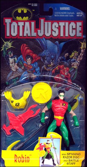 Total Justice figure 5 Robin (Spinning Razor Disc and Battle Suit)