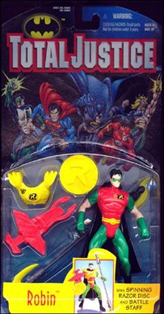 Total Justice figure 5 Robin (Spinning Razor Disc and Battle Suit)