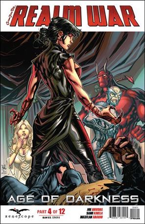Grimm Fairy Tales Presents Realm War: Age of Darkness issue 4-B Ken Lashley Cover