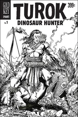 Turok: Dinosaur Hunter (2014) issue 1-Y Bob Layton Larry's Comics B&W Cover