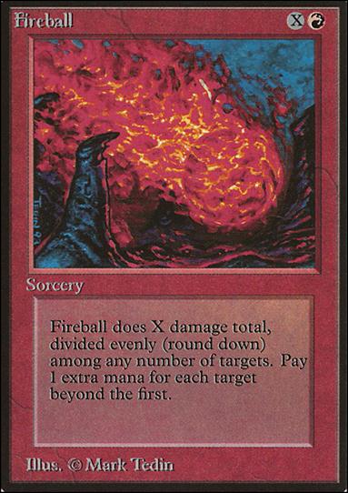 Magic the Gathering: Limited Edition Beta (Base Set) card 150 Fireball