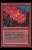 Magic the Gathering: Limited Edition Beta (Base Set) card 150 Fireball