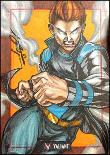 2013 Valiant Comics Preview Trading Card Set (Sketch Card Subset) card JCS-01