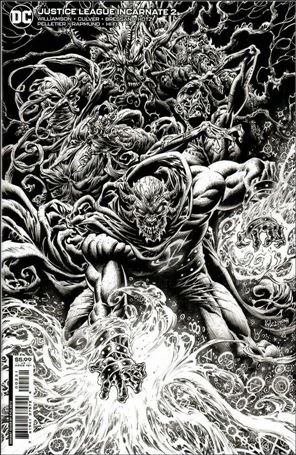 Justice League Incarnate issue 2-C Kyle Hotz 1:25 Black & White Cardstock Cover