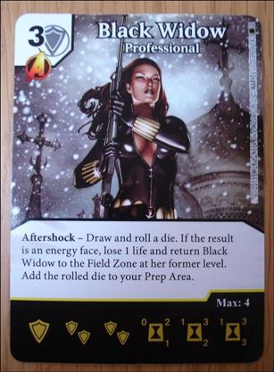Marvel Dice Masters Amazing Spider-Man card 109 Black Widow: Professional