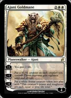 Magic the Gathering: Lorwyn (Base Set) card 1 Ajani Goldmane