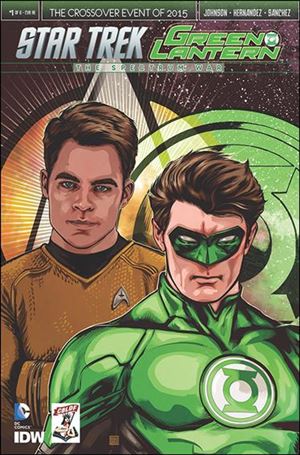Star Trek/Green Lantern (2015) issue 1-OD Tony Shasteen CBLDF Cover