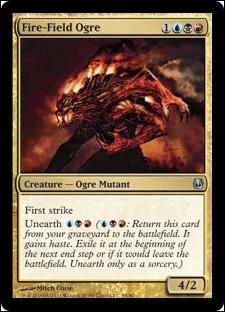 Magic the Gathering: Duel Decks: Ajani vs. Nicol Bolas card 53 Fire-Field Ogre