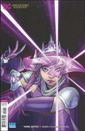 Young Justice (2019) issue 1-C Amy Reeder Amethyst Cover
