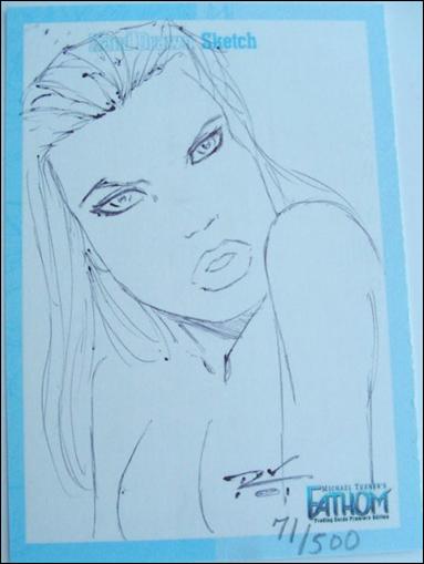 Michael Turner's Fathom (Sketch Card Subset) card R. Valdez-B Aspen II