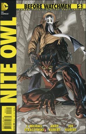 Before Watchmen: Nite Owl issue 2-B Polybagged Andy and Joe Kubert Combo Cover