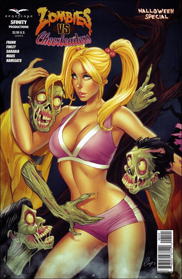 Zombies vs Cheerleaders: Halloween Special issue 2014-B Elias Chatzoudis Cover