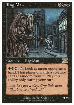 Magic the Gathering: 6th Edition (Base Set) card 151 Rag Man