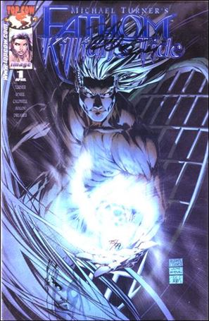 Michael Turner's Fathom: Killians Tide issue 1-H DF Blue Foil Cover (Sign/Remark by Caldwell) 1/99
