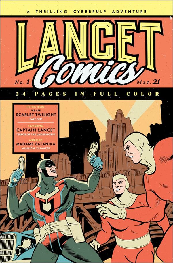 We Are Scarlet Twilight issue 1-B Retro Cover