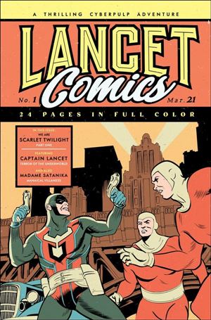 We Are Scarlet Twilight issue 1-B Retro Cover