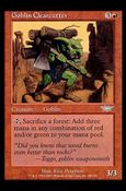 Magic the Gathering: Legions (Base Set) card 96 Goblin Clearcutter