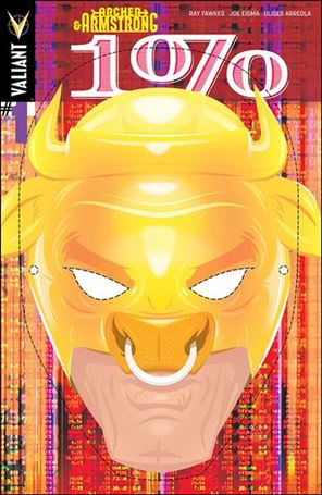 Archer & Armstrong: The One Percent issue 1-C Rian Hughes Bull Mask Cover