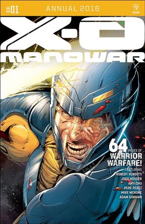 X-O Manowar Annual 2016 issue 1-B Carmen Carnero Cover