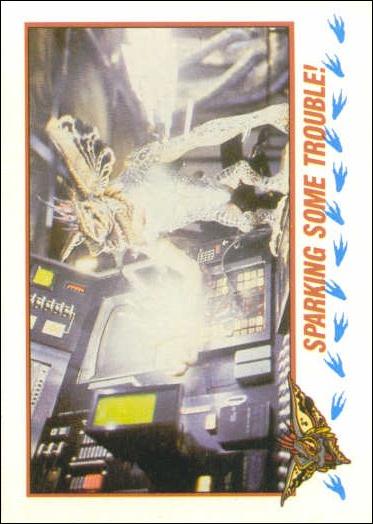 Gremlins 2: The New Batch (Base Set) card 54 Sparking Some Trouble!