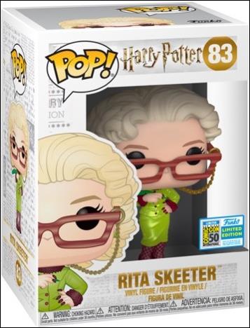 POP! Harry Potter figure 83 Rita Skeeter SDCC 2019