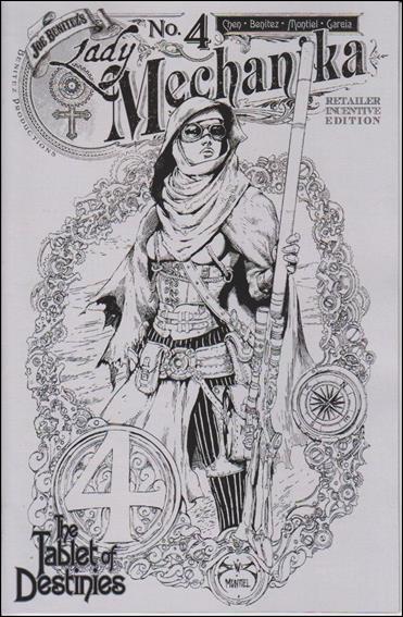 Lady Mechanika: The Tablet of Destinies issue 4-C Joe Benitez 1:10 Sketch Cover