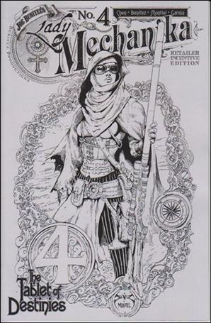 Lady Mechanika: The Tablet of Destinies issue 4-C Joe Benitez 1:10 Sketch Cover