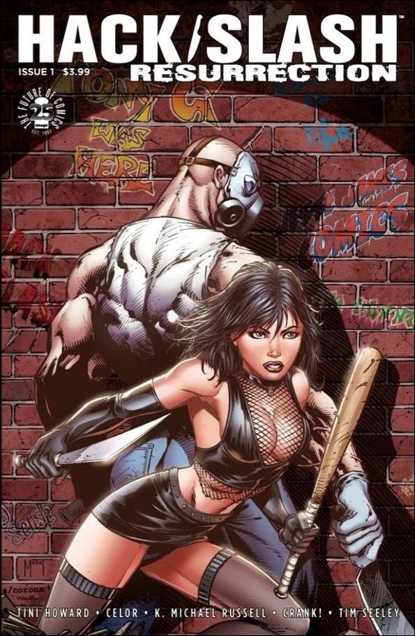 Hack/Slash: Resurrection issue 1-E Marat Mychaels 1:500 Jesse James Cover